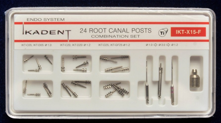 Титановые штифты IKT-X15-F Комбинированный набор